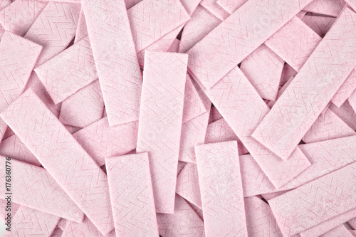 Fotografi Abstract background from chewing gum plates