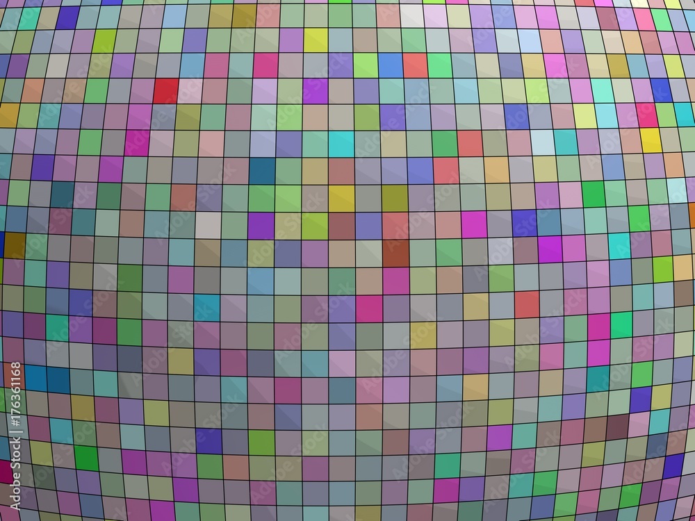 Fototapeta premium detail kleurige disco bol