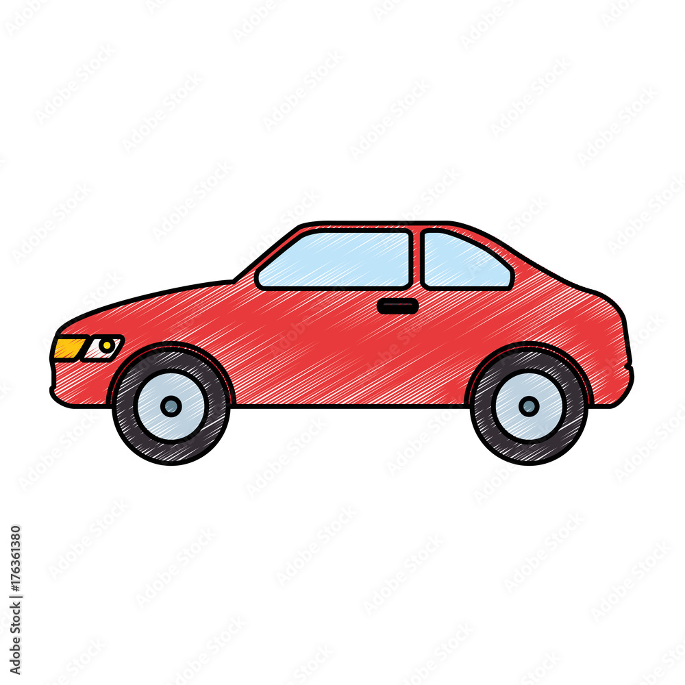 car vehicle isolated icon