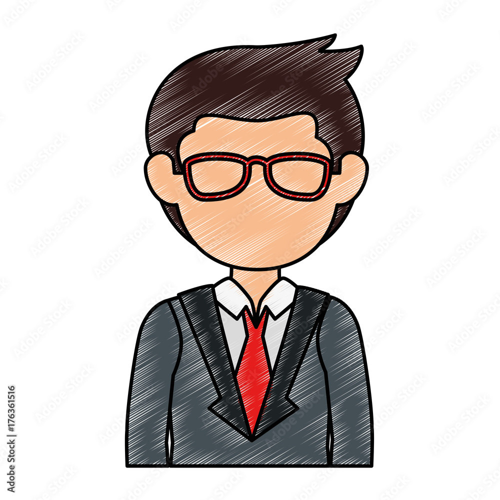 businessman avatar character icon businessman avatar character icon