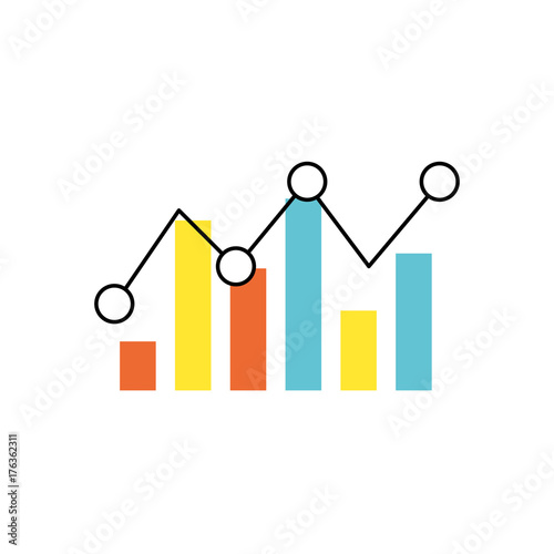 statistics bar diagram data graph data