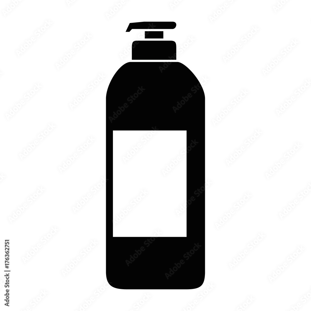 soap bottle isolated icon