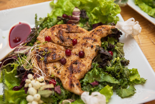 quail roasted with sweet an...