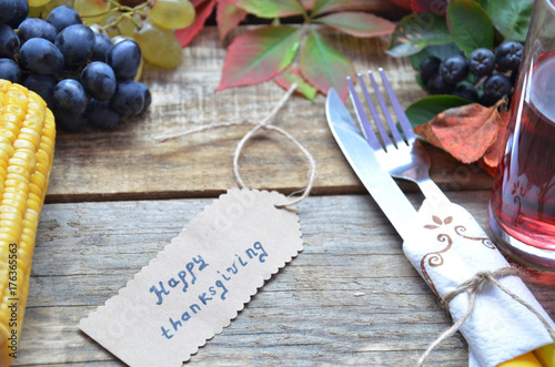 Autumn nature concept. Fall fruit and vegetables on wood. Thanksgiving dinner, table celebration of Thanksgiving. Organic vegetarian fruits and vegetables. harvesting. pumpkin, corn, grapes