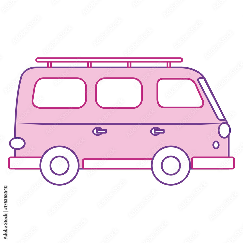 travel van vehicle icon