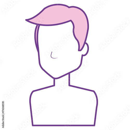 young man shirtless avatar character