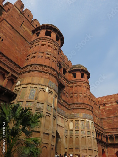 Entrance red fort, India