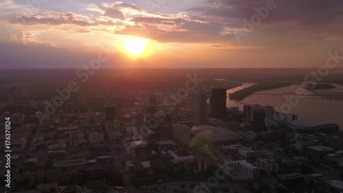 Aerial Kentucky Louisville July 2017 Sunset 4K Inspire 2  photo