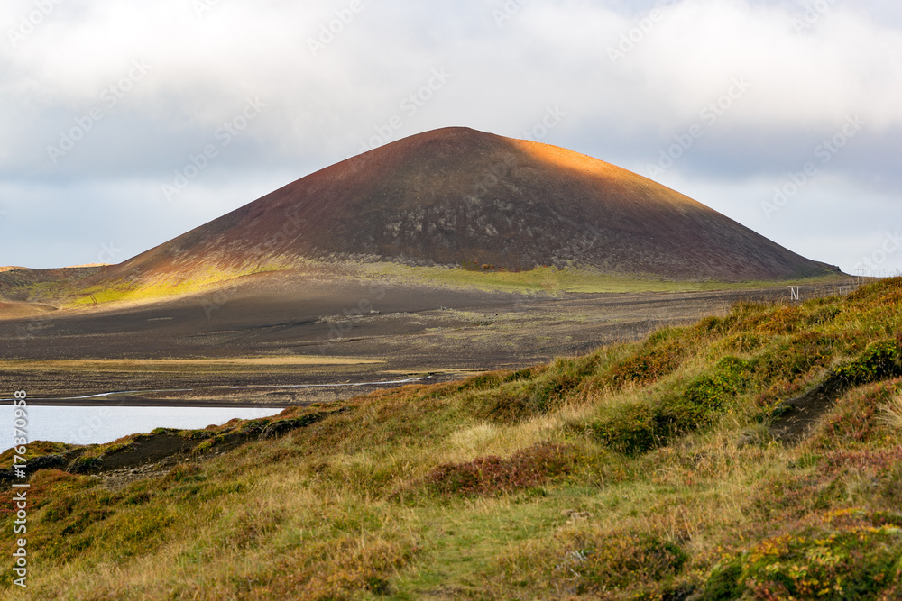 Fototapeta premium Iceland Volcano Cone