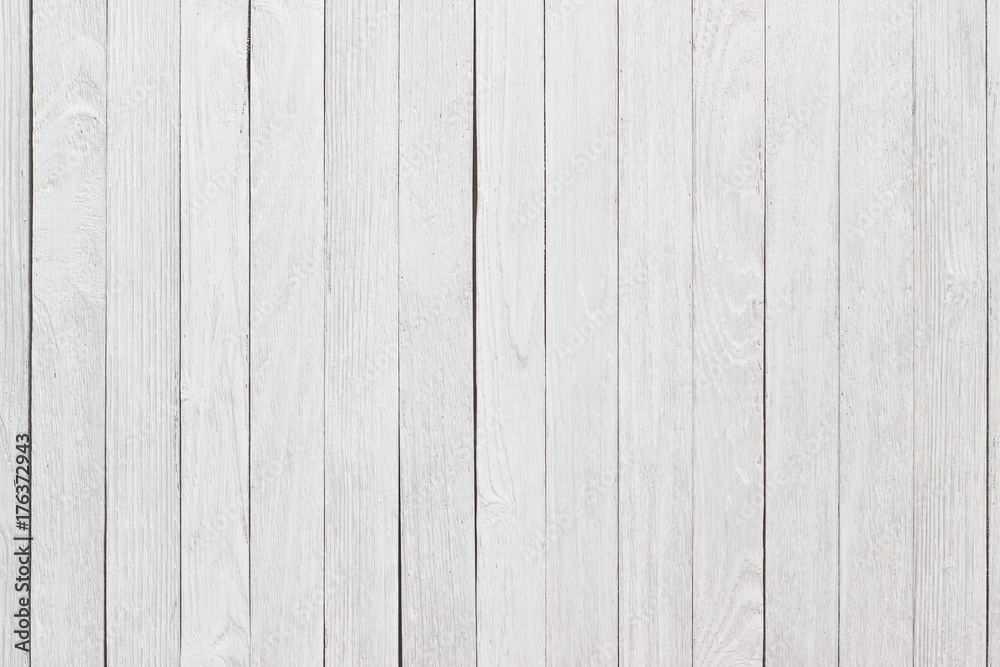 Naklejka premium white background wooden table surface, texture planks close-up