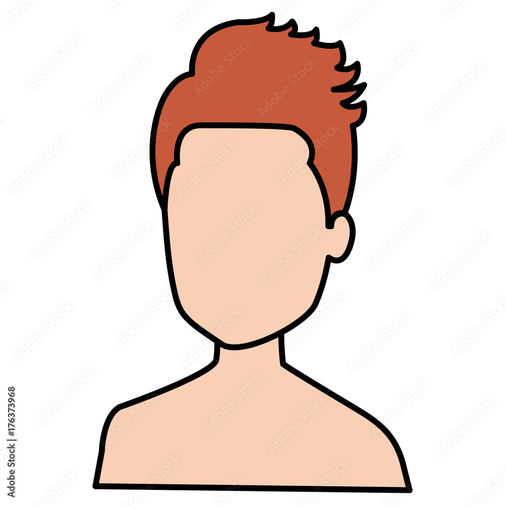 young man shirtless avatar character young man shirtless avatar character