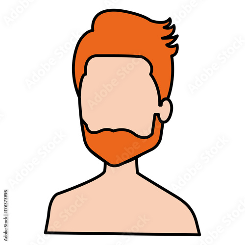young man shirtless avatar character