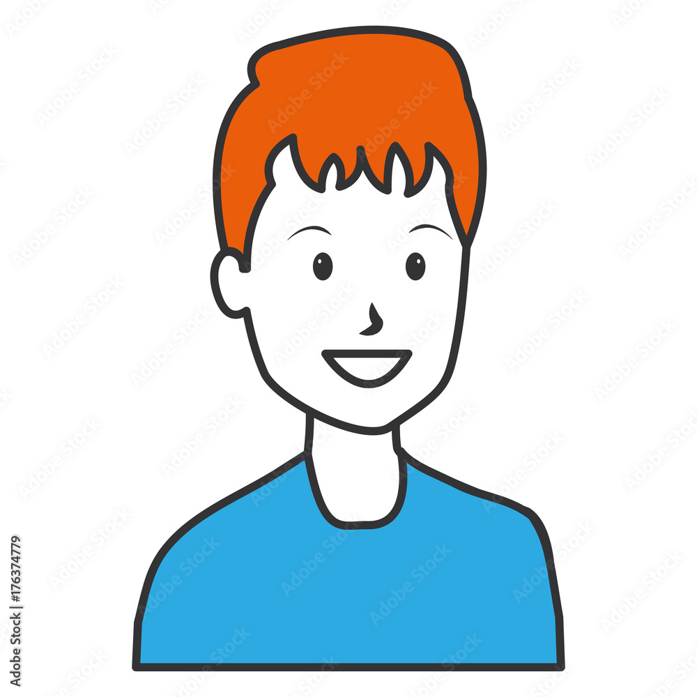 young man avatar character vector illustration design young man avatar character vector illustration design