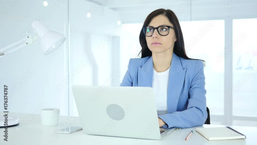 Angry Boss Shouting on Female Employee, Reaction Angry Boss Shouting on Female Employee, Reaction