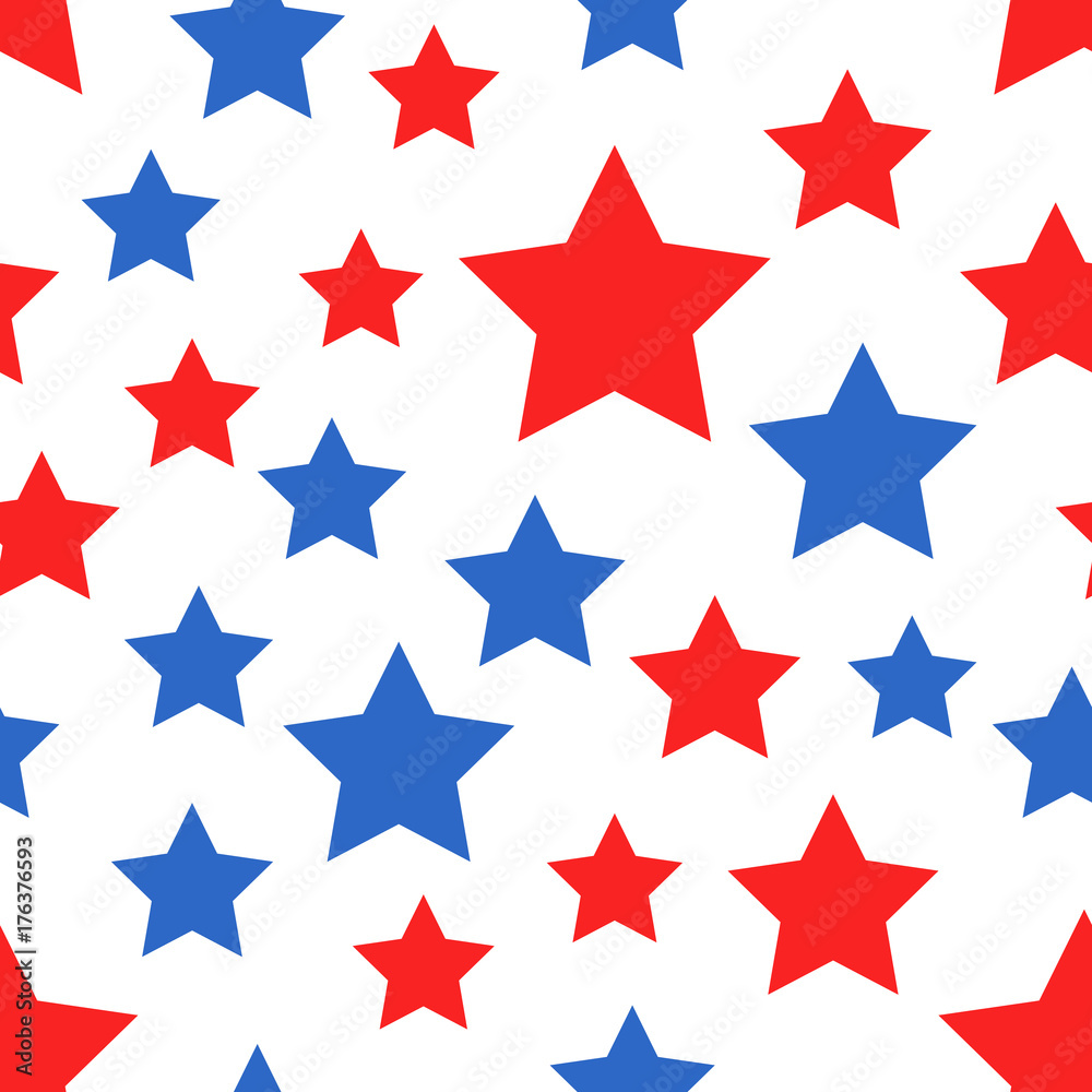 Stars seamless pattern. Business concept star pictogram. Vector illustration on white background. Stars seamless pattern. Business concept star pictogram. Vector illustration on white background.