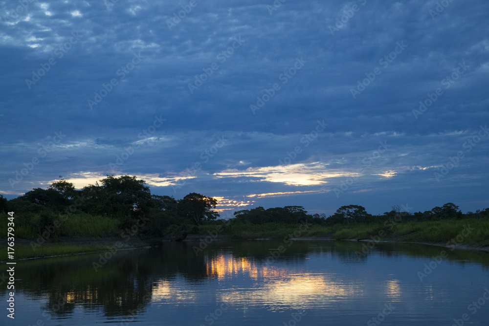 Abendstimmung im Pantanal