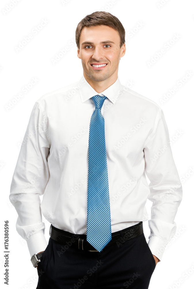  Businessman, isolated on white