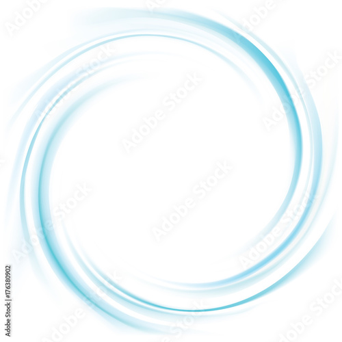 Vector blue swirling backdrop