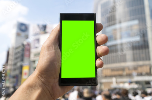 キリヌキ合成用 スマホ 東京渋谷背景 動画素材スチル用 Stock Photo Adobe Stock キリヌキ合成用 スマホ 東京渋谷背景 動画素材スチル用 Stock Photo Adobe Stock