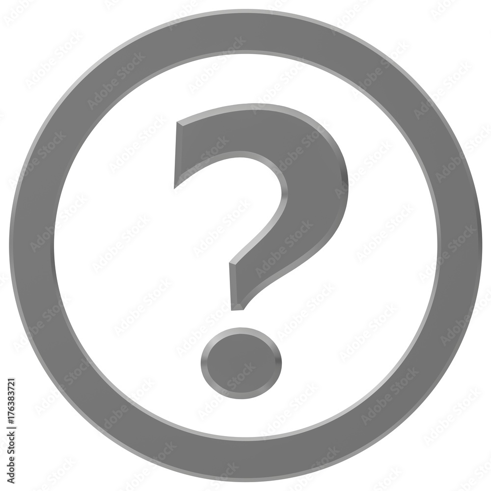 question mark questions silver grey gray 3d interrogation point asking sign symbol icon punctuation mark isolated on white question mark questions silver grey gray 3d interrogation point asking sign symbol icon punctuation mark isolated on white
