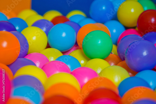 ball color for child / colorful background