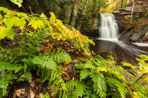 Hungarian Falls in the Keweenaw Peninsula of Michigan