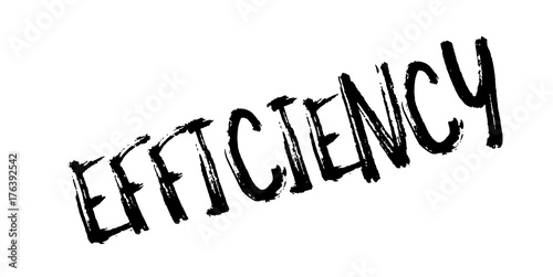 Efficiency rubber stamp. Grunge design with dust scratches. Effects can be easily removed for a clean, crisp look. Color is easily changed.