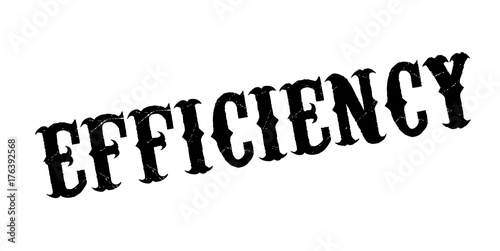 Efficiency rubber stamp. Grunge design with dust scratches. Effects can be easily removed for a clean, crisp look. Color is easily changed.
