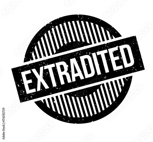 Extradited rubber stamp. Grunge design with dust scratches. Effects can be easily removed for a clean, crisp look. Color is easily changed.
