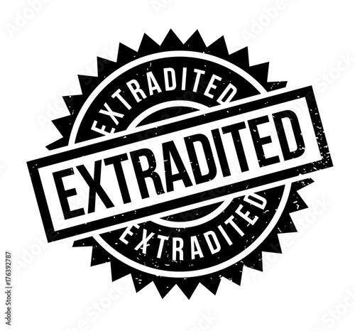Extradited rubber stamp. Grunge design with dust scratches. Effects can be easily removed for a clean, crisp look. Color is easily changed.