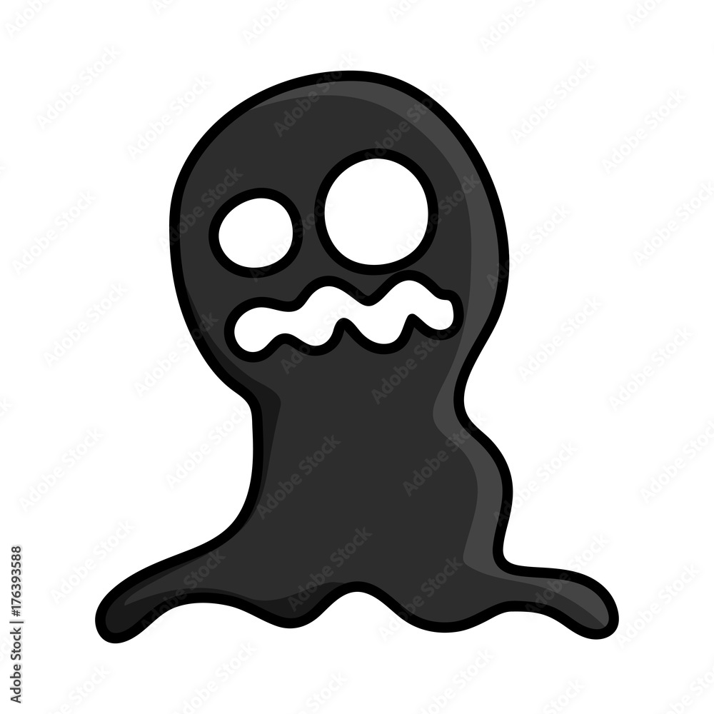 cute ghost isolated illustration on white background cute ghost isolated illustration on white background