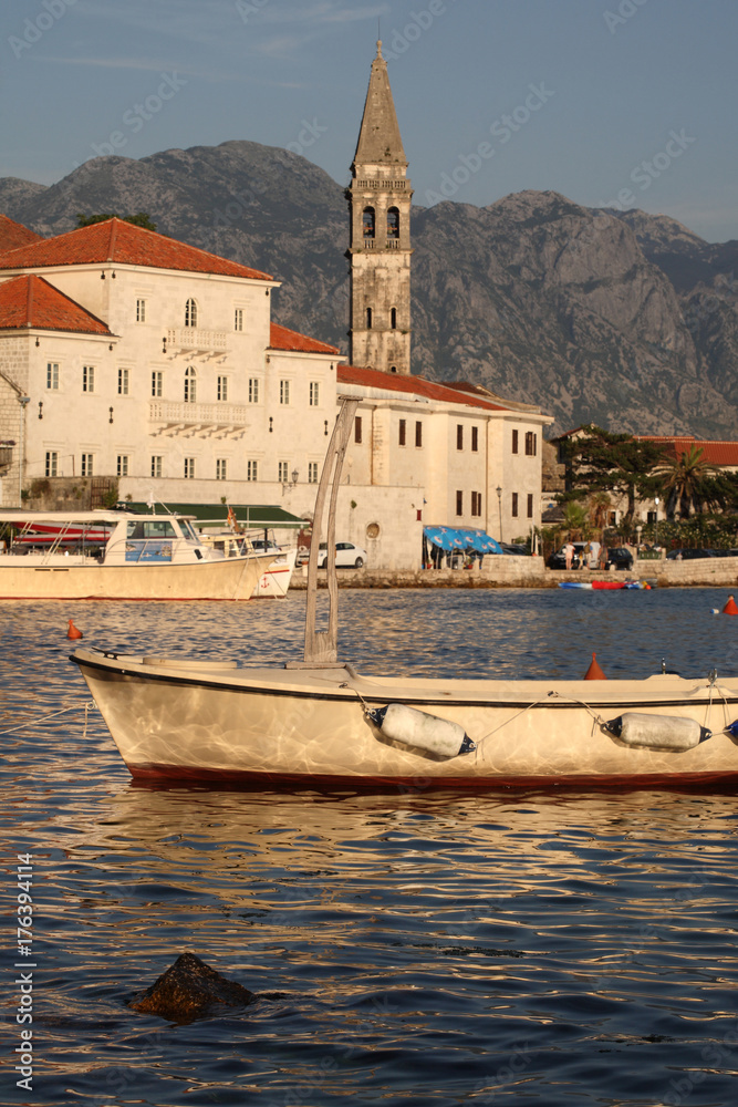 Montenegro, Perast city, Mediterranean Europe