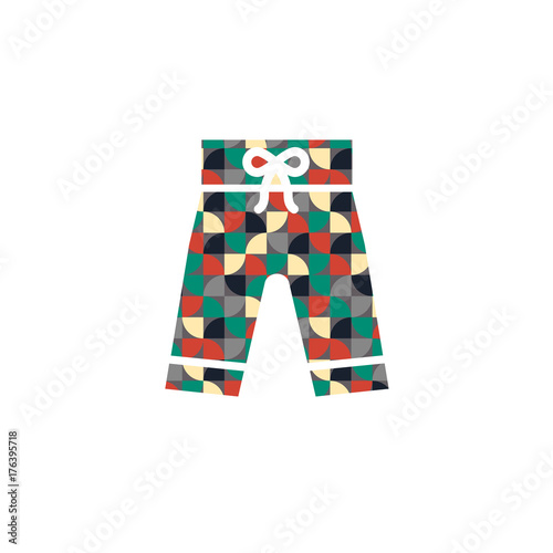 Muster Kreise Ecken - Badehose