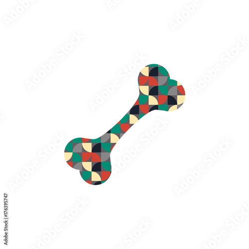 Muster Kreise Ecken - Knochen