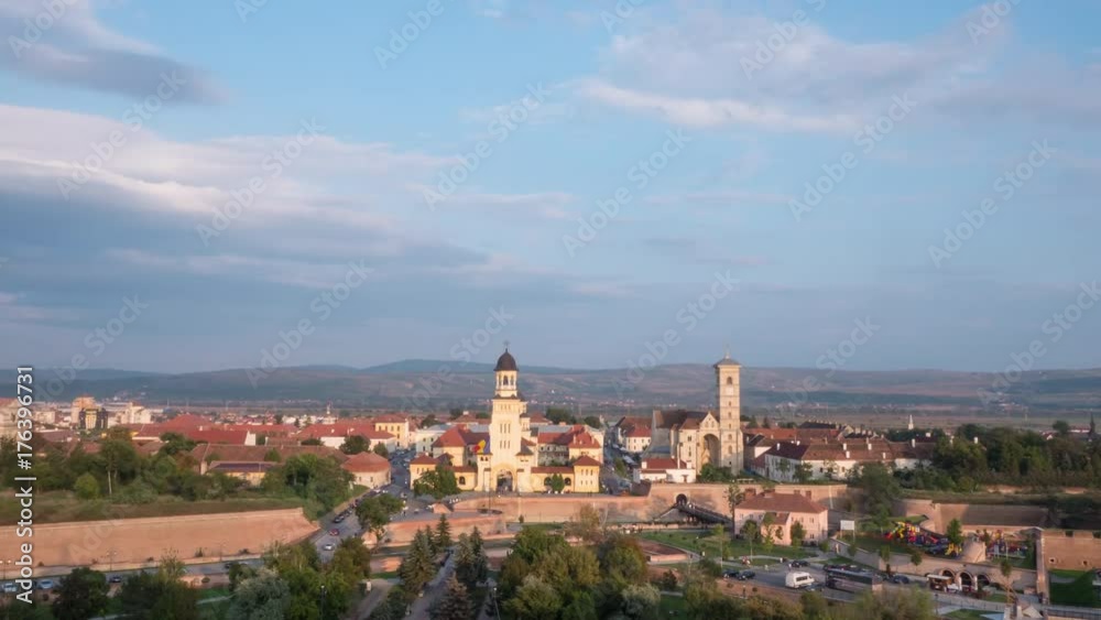 Timelapse over the city of Alba Iulia Timelapse over the city of Alba Iulia
