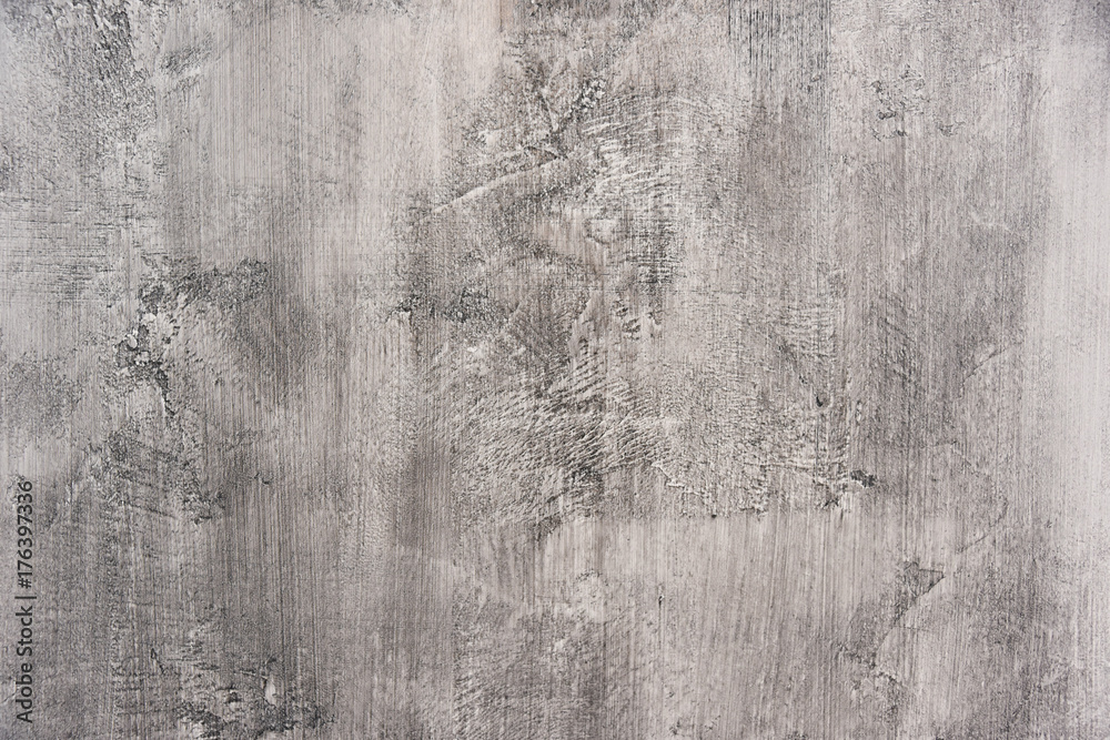 Texture of gray concrete wall. Plasterwork of interior design