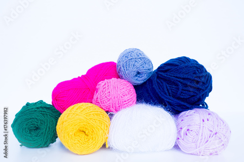 Several knitting accessories