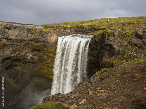 A small waterfall on the river Skoga