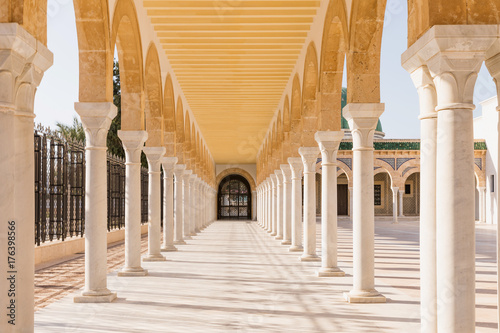 Mausoleum of Habib Bourguiba - the first President of Tunisia. Monastir, Tunisia. photo