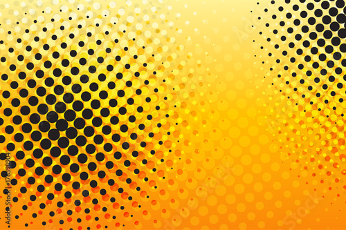 Abstract Geometric halftone dot pattern background vector graphic design