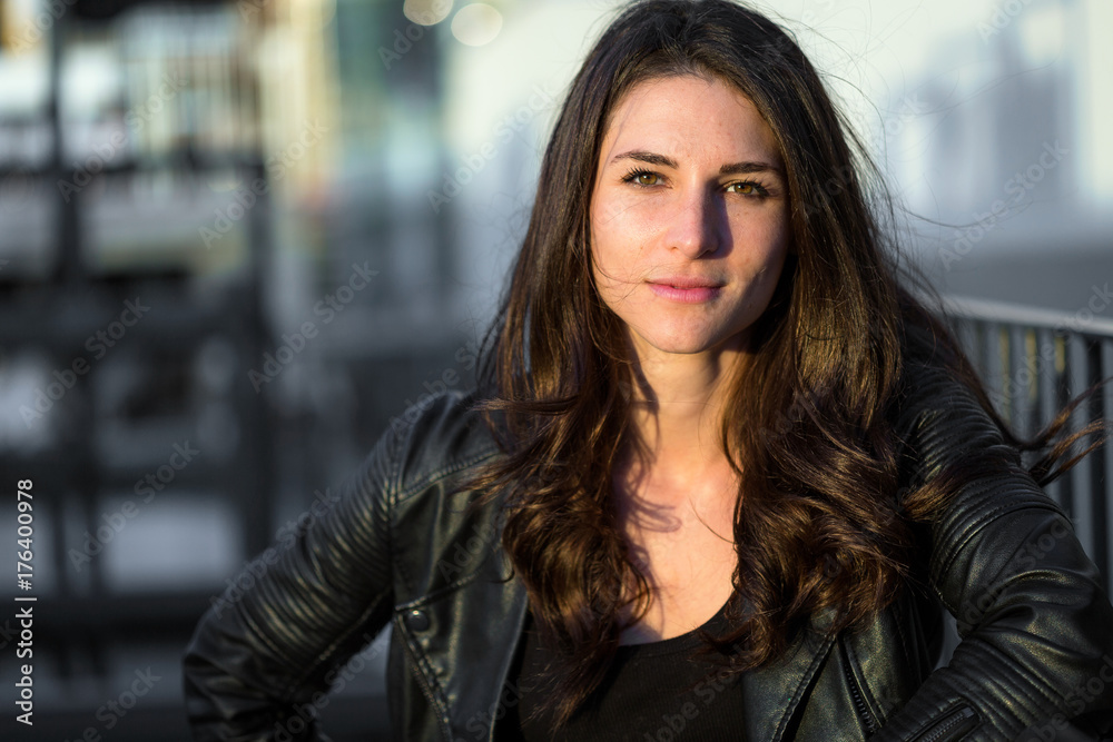 strong-tough-girl-portrait-in-a-leather-jacket-biker-rocker-type