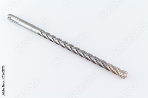 drill bit isolated on white background