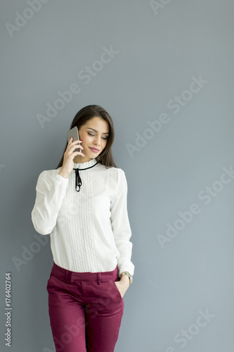 Elegant businesswoman with ...