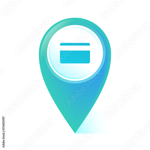 Map Pointer blau - Scheckkarte Free Download Map Pointer blau - Scheckkarte - GFXLoad