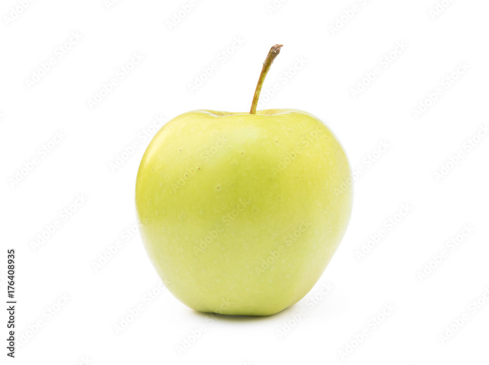 Fresh healthy apple isolated on a white background