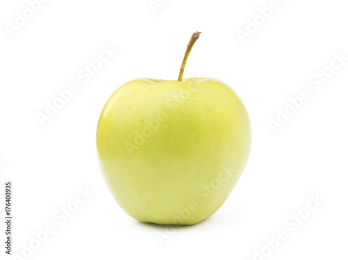 Fresh healthy apple isolated on a white background