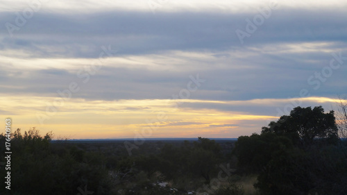 Beautiful Sunset over the mountains