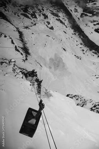 Lift to Aiguille du Midi photo