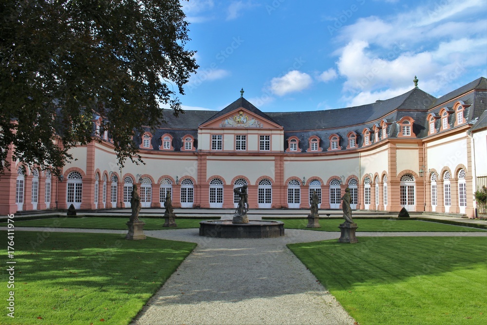 Schlossgarten Weilburg Lahn Herbst Hessen