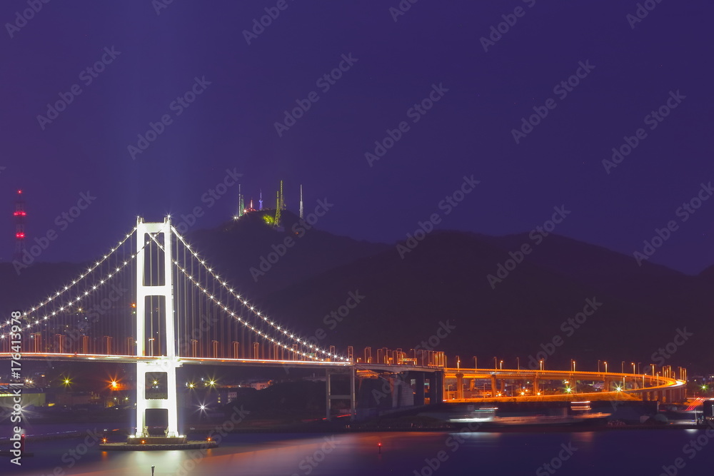 Obraz premium Muroran night view